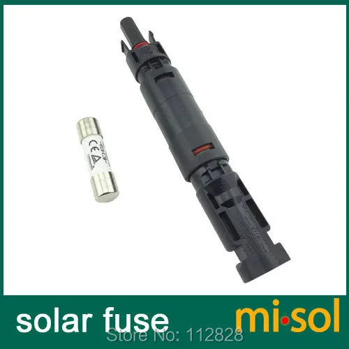 

1 unit of PV solar fuse 10a 1000VDC fusible 10x38 gPV, with holder MC4 connector