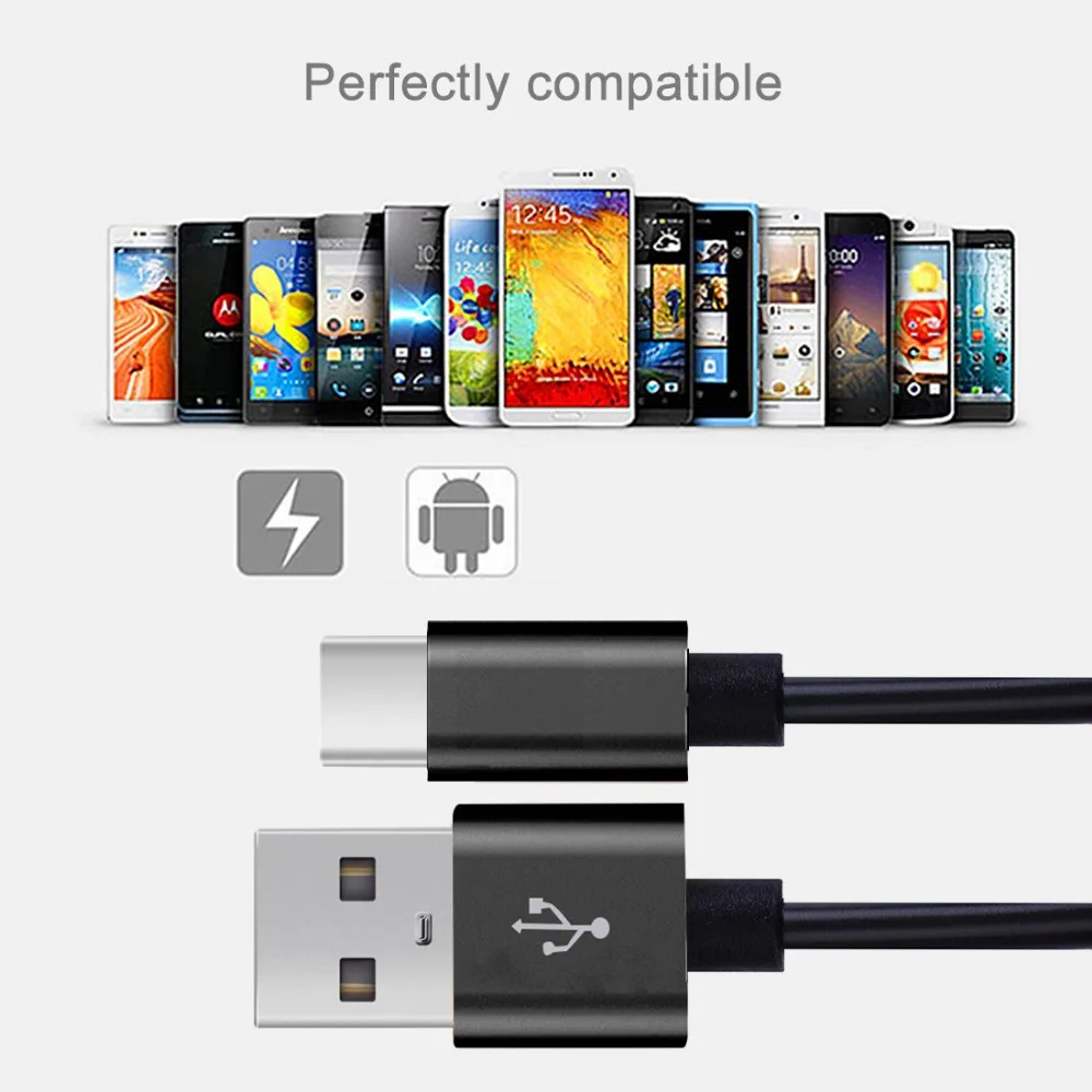 5 V 2.4A USB C телескопическое зарядное устройство с удлинителем кабель для samsung S10/LG G6/huawei mate 20 P30/Redmi note7/OPPO R17/Vivo NEX