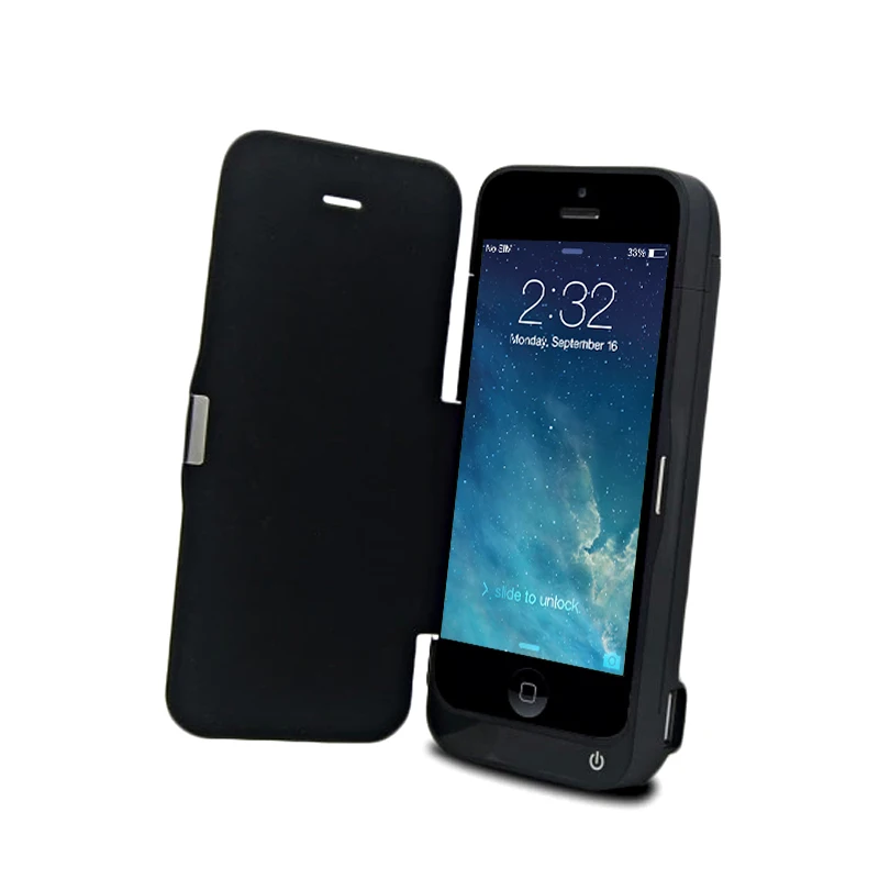 4200mAh External Battery Backup Charging power Bank Case holder for Iphone 5 5S 5C IOS 8