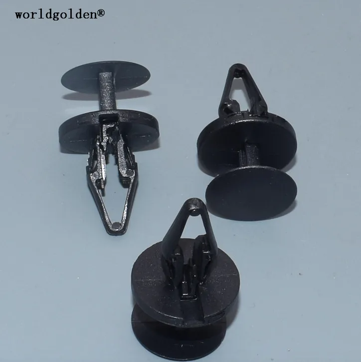 

worldgolden 100pcs plastic fasteners for GM#11589289,Opel# 4811301,Chrysler# 6508863-AA (6508863AA ),FORD# 4855809,W713610S300