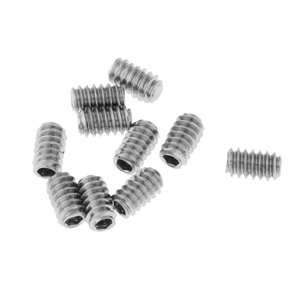 10 Pieces Surfboard Grub Screws Replacement Allen Key Screw for Surfboard Accessories Los tornillos de la comida des vis sans