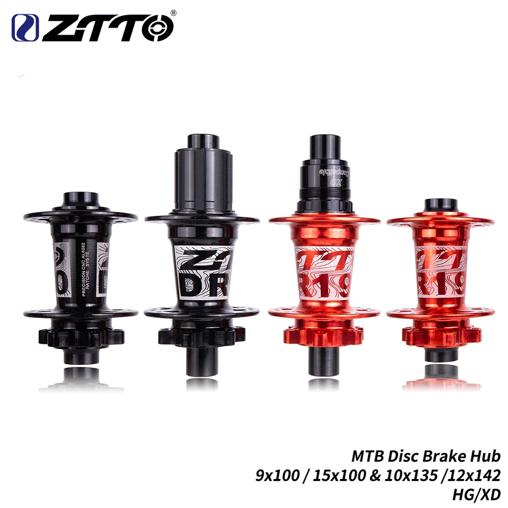 ZTTO MTB 32 отверстия дисковые тормоза велосипеда втулка QR через ось Quick Release HG XD 11 12