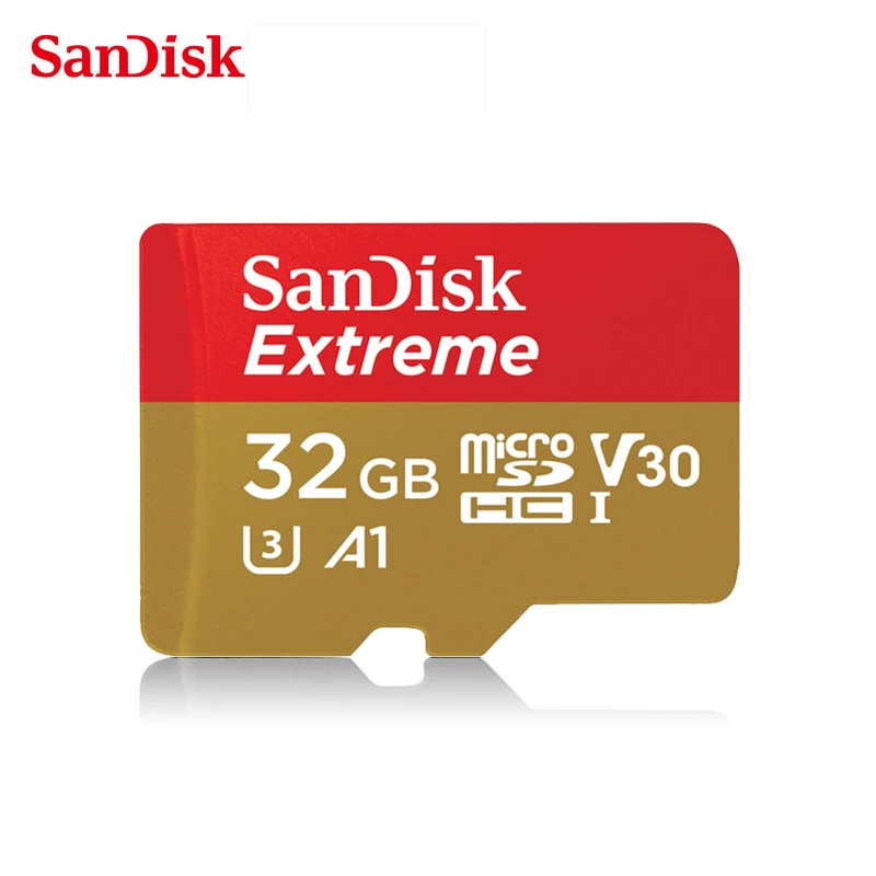 Новое поступление двойной флеш-накопитель SanDisk Micro SD карта памяти на 32 Гб Microsdhc U3 A1 Class10 100 МБ/с. Trans Flash Cartao de Memoria карт SD 32 Гб - Емкость: SDQXNE-32G