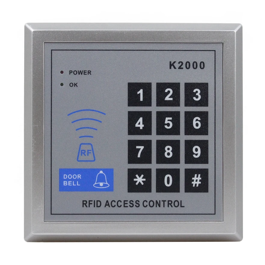 DIYSECUR 125 кГц Rfid считыватель карт клавиатура контроль доступа к двери Система безопасности комплект+ 180 кг Электрический магнитный замок дверной звонок Кнопка