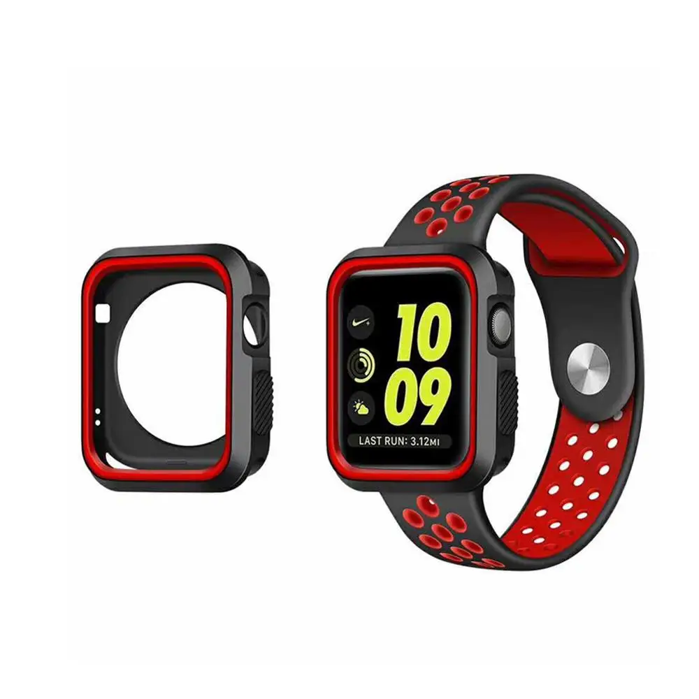 Мягкий тонкий крутой чехол защитный прочный силиконовый 38 мм 42 полная защитная