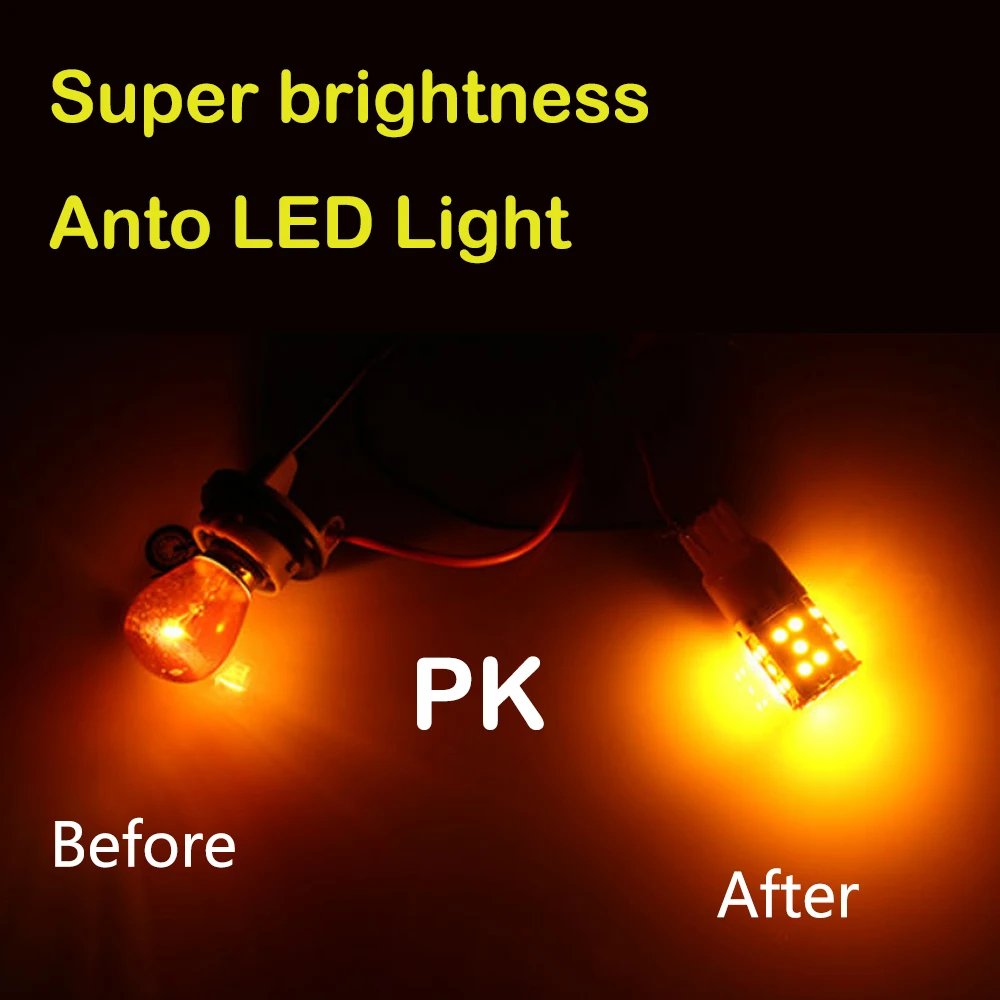 2 шт. светодиодсветодиодный лампы T20 7440 W21W 3030 35SMD|Сигнальная лампа| |