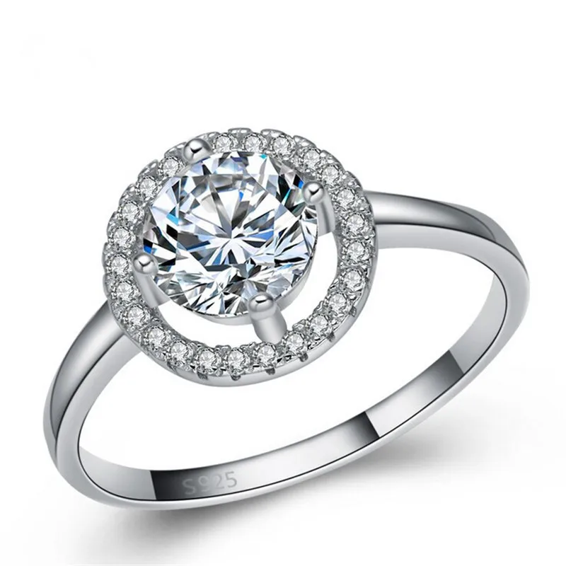 

Factory Direct Wedding Engagement Ring 925 Sterling Silver Jewelry Wholesale