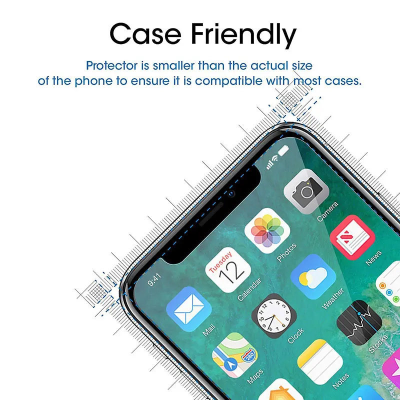 Защитное стекло для iPhone SE 5 S 7 8 X защита задней крышки телефона Аксессуары