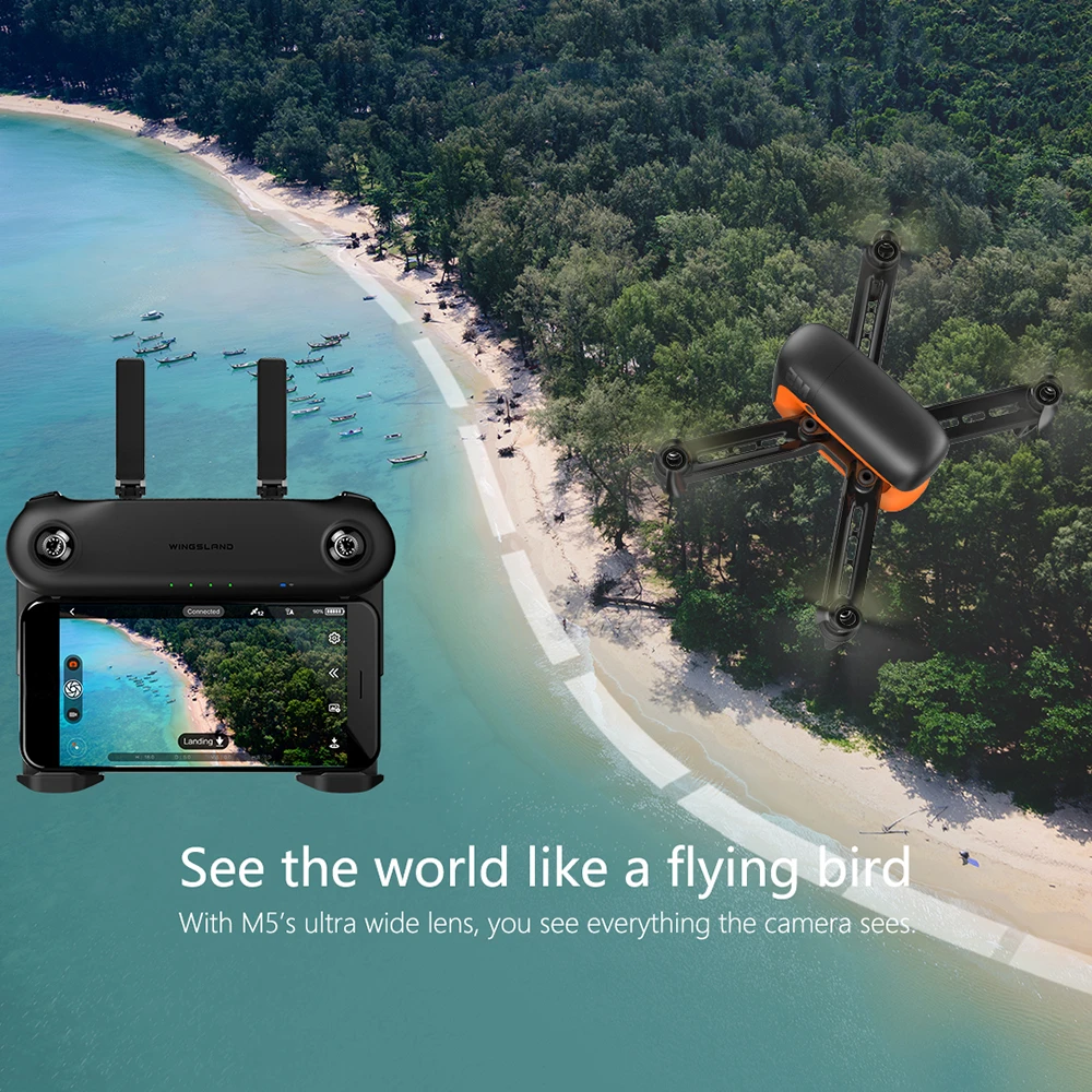 M5 Wifi FPV селфи умный Дрон с HD камерой 720P оптический поток GPS RC Quadcopter Мультикоптер Quad