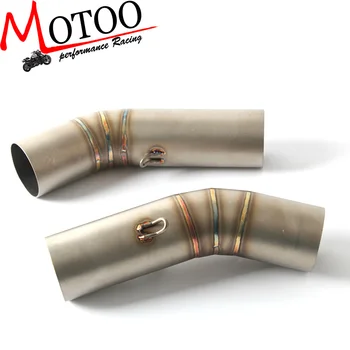

Motorcycle Exhaust middle pipe Round Muffler for DUCATI 848 not for StreetFighter 848 Slip-On