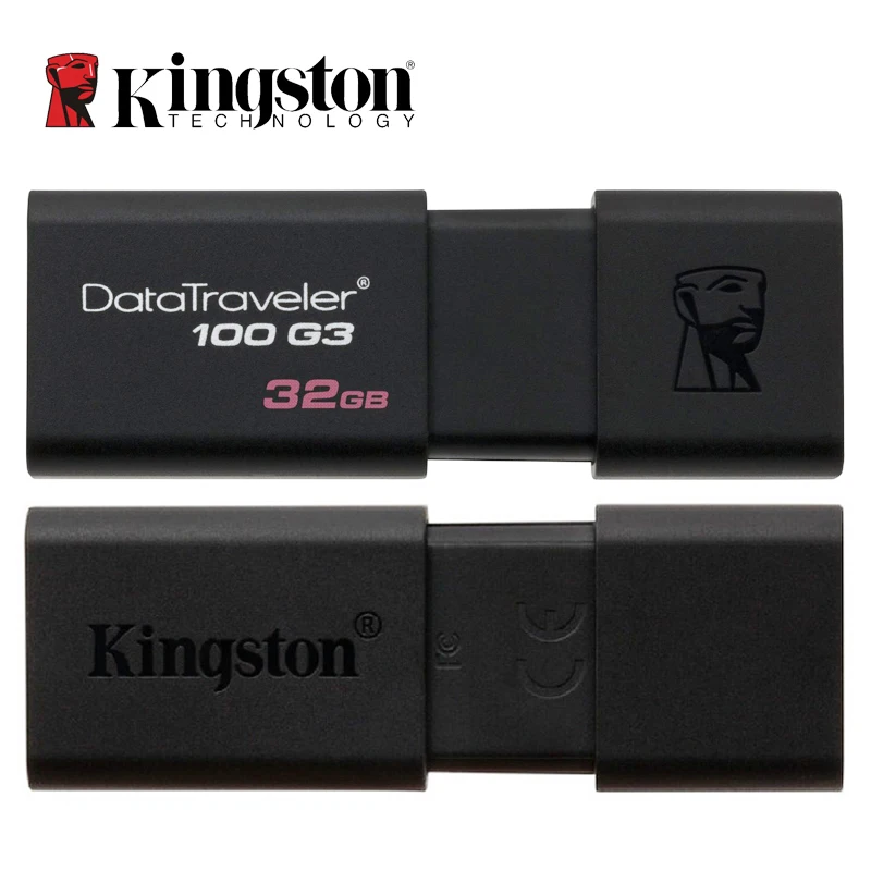 Kingston USB Флэш-Накопители 8 ГБ 16 ГБ 32 ГБ 64 ГБ 128 ГБ USB 3.0 Pen Drive Пластик Гладкий памяти Memorias Диски P DT100G3