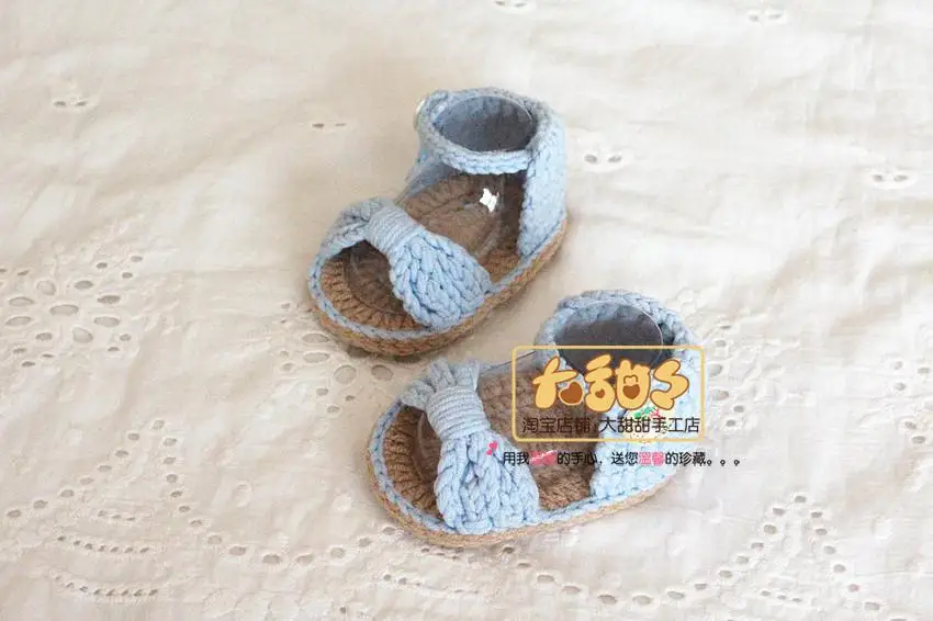Kids Shoes Sweet And Handmade Princess Bow Baby Learn To Step Forward Soft Bottom Gift