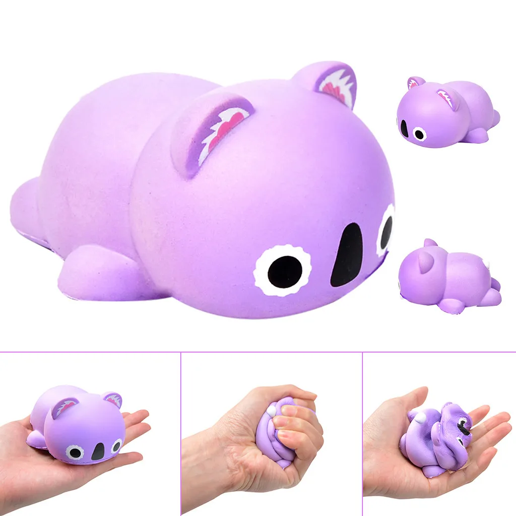 

Hot Slow Rebound Decompression Toy Cute Simulation Animal Toy Beautiful Pattern Rising Stress Reliever Squeeze Toys 3.30