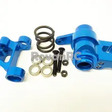 1/5 Rovan LT ЧПУ синий Алюминий рулевого управления Системы подходит Losi 5ive t король Двигатель x2