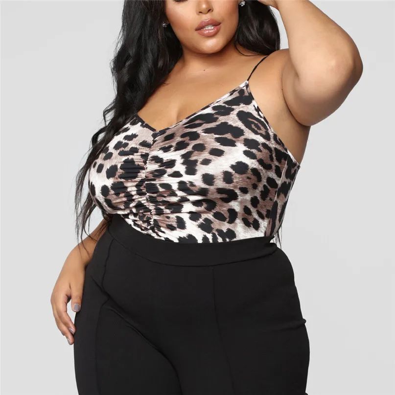 Bikini 2019 Swimsuit Underwear Women sexy Leopard Print One Piece Plus Size Swimsuit Printed Lingerie monokini #2D26 (3)