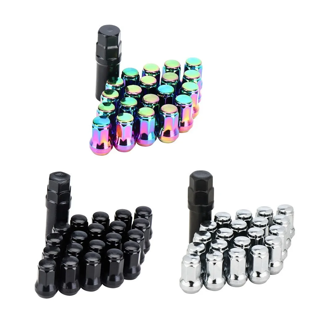 

UTV 20X12mm * 1.5 Wheel screw Lug Nuts with Hex Socket Key Tool for Can Am X3 for Polaris RZR XP 1000 for Honda Pioneer 1000