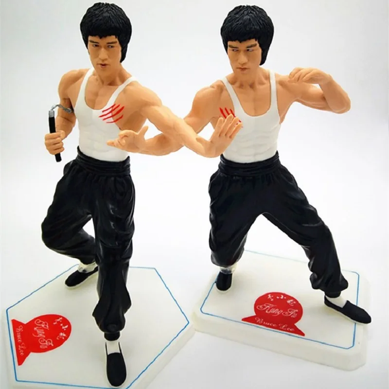 28cm Kongfu Film Super Star Bruce Lee Pvc Action Figure Toy Bruce Lee ... - 28cm Kongfu Film Super Star Bruce Lee Pvc Action Figure Toy Bruce Lee Display MoDel Toys