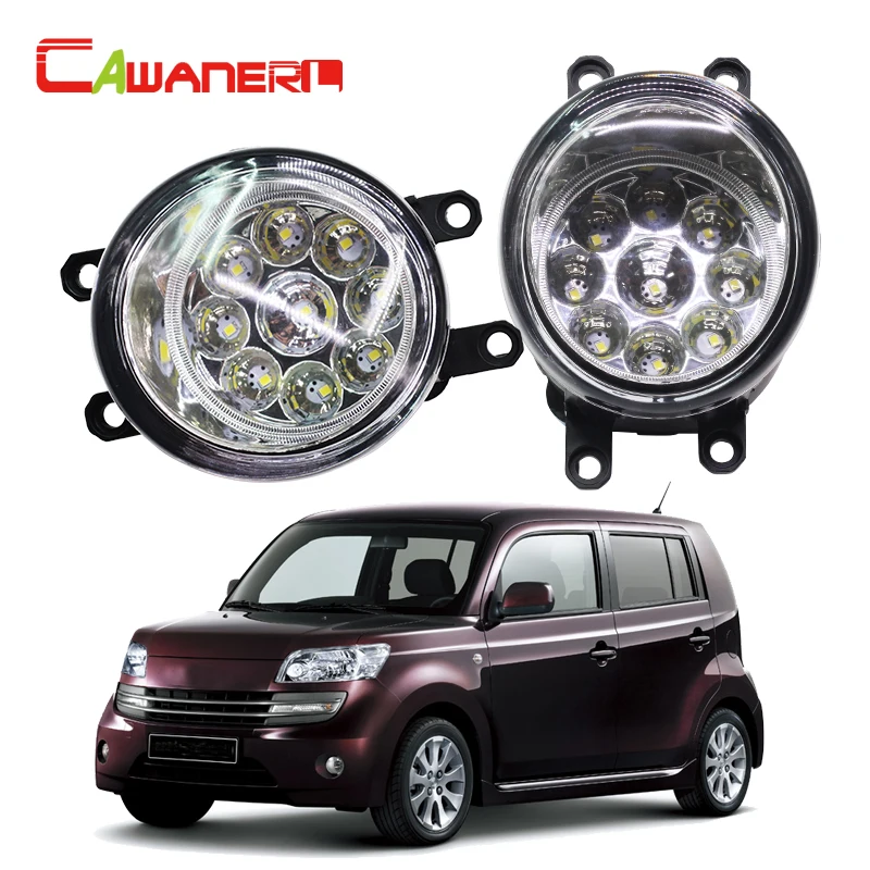 

Cawanerl 1 Pair Car LED Bulb Left + Right Fog Light Daytime Running Light DRL 12V DC For Daihatsu Materia (M4_) MPV 2006-