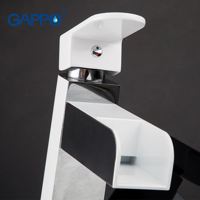 GAPPO LED смеситель для раковины водопад краны изменение цвета с температурой ванной