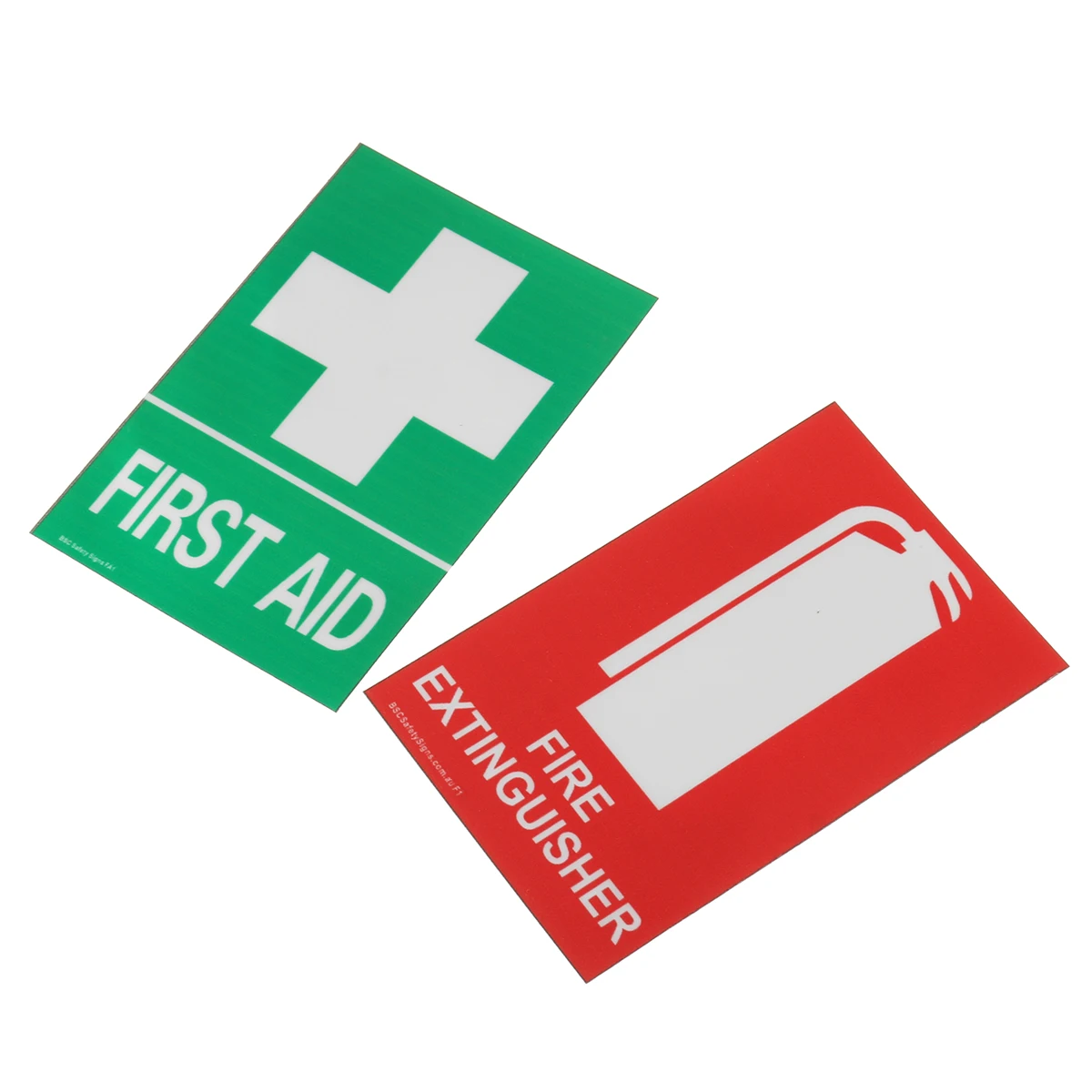Первая помощь Огнетушитель ПВХ Стикеры знак наклейка набор для выживания чрезвычайных срочных и открытый детская безопасность 100x66 мм