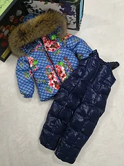 140 зимняя куртка на рост 80- см, детские пуховики и штаны, зимний костюм для мальчика с меховым капюшоном для девочки, комплект верхней одежды, лыжный костюм - Цвет: suit