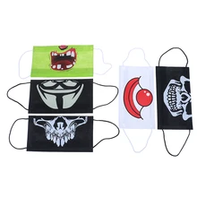 5Pcs/pack Disposable non-woven black face mask anti-dust fashion outdoor masks