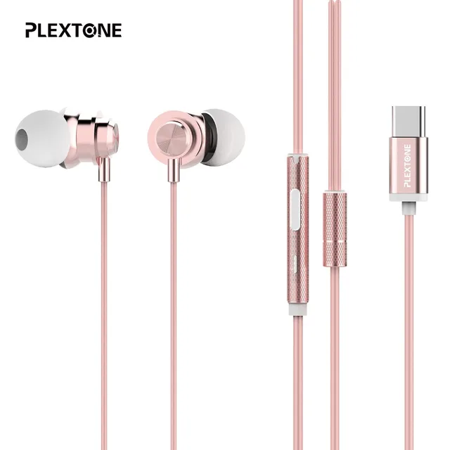US $7.83 X56M Type-C Digital Earphone Stereo Headphones Metal Headset Mic for Xiaomi 6 Note3 Mix2/Huawei Mat