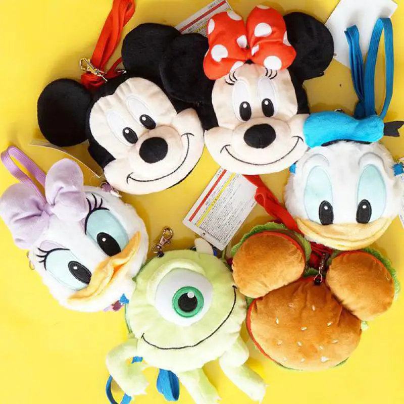 Kopen Leuke Mickey Mouse Minnie Donald Duck Daisy Pluche Rugzak Kawaii Dieren Tassen Meisjes Schoudertas Kinderen Verjaardagscadeautjes