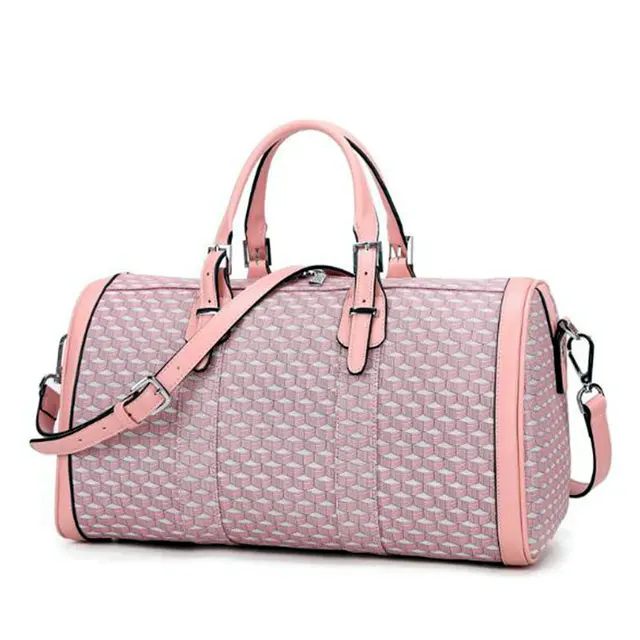 Pink Purple Women Sports Gym Bag Pvc Waterproof Lady Yoga 30l Pink Purple Women Sports Gym Bag Pvc Waterproof Lady Yoga 30l Large Capacity Outdoor