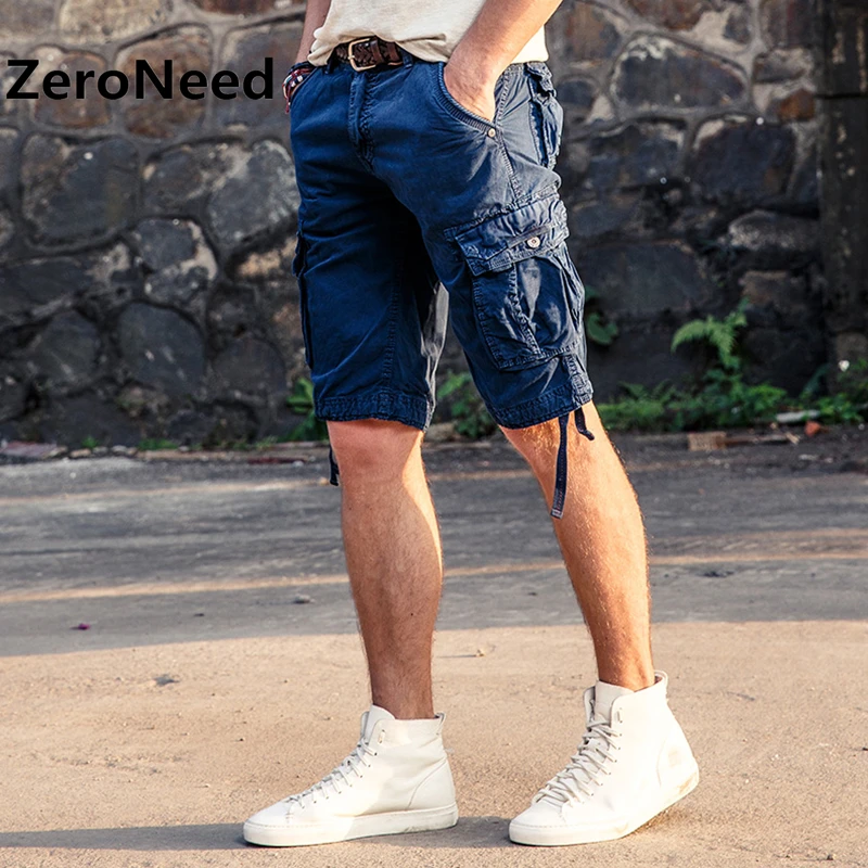 Cargo Shorts Mens Casual Cotton Brand Short Mens Comfortable Outdoors