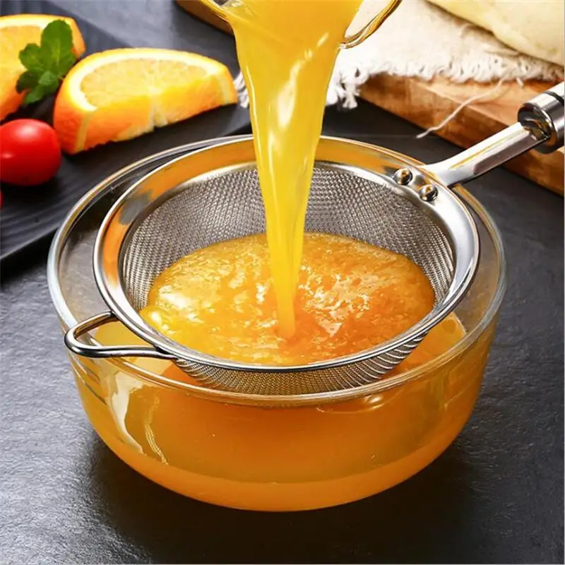 304 Juice and Tea Strainer Kitchen Tools Stainless Steel Colander Wire