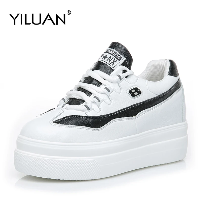 thick sole white shoes