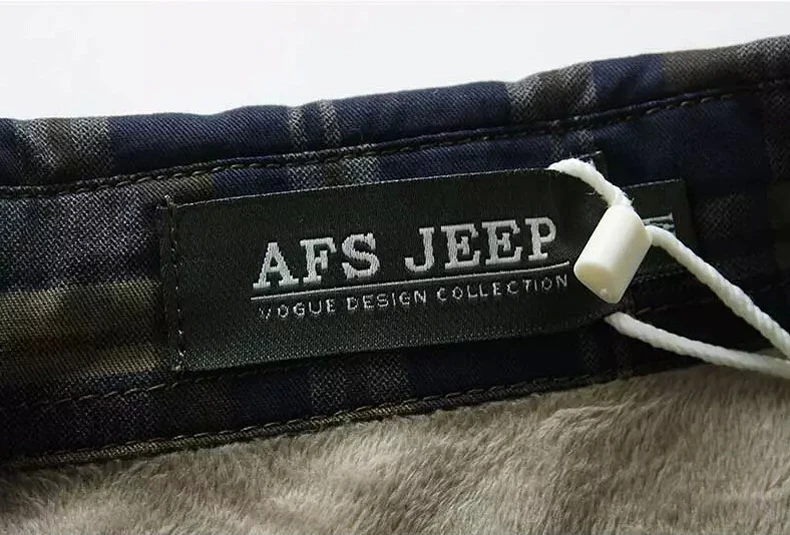 AFS JEEP, бренд, рубашка для мужчин, Осень-зима, флис, теплая, мужские рубашки, с длинным рукавом, повседневные рубашки, свободные, в клетку, рубашка, camisetas hombre