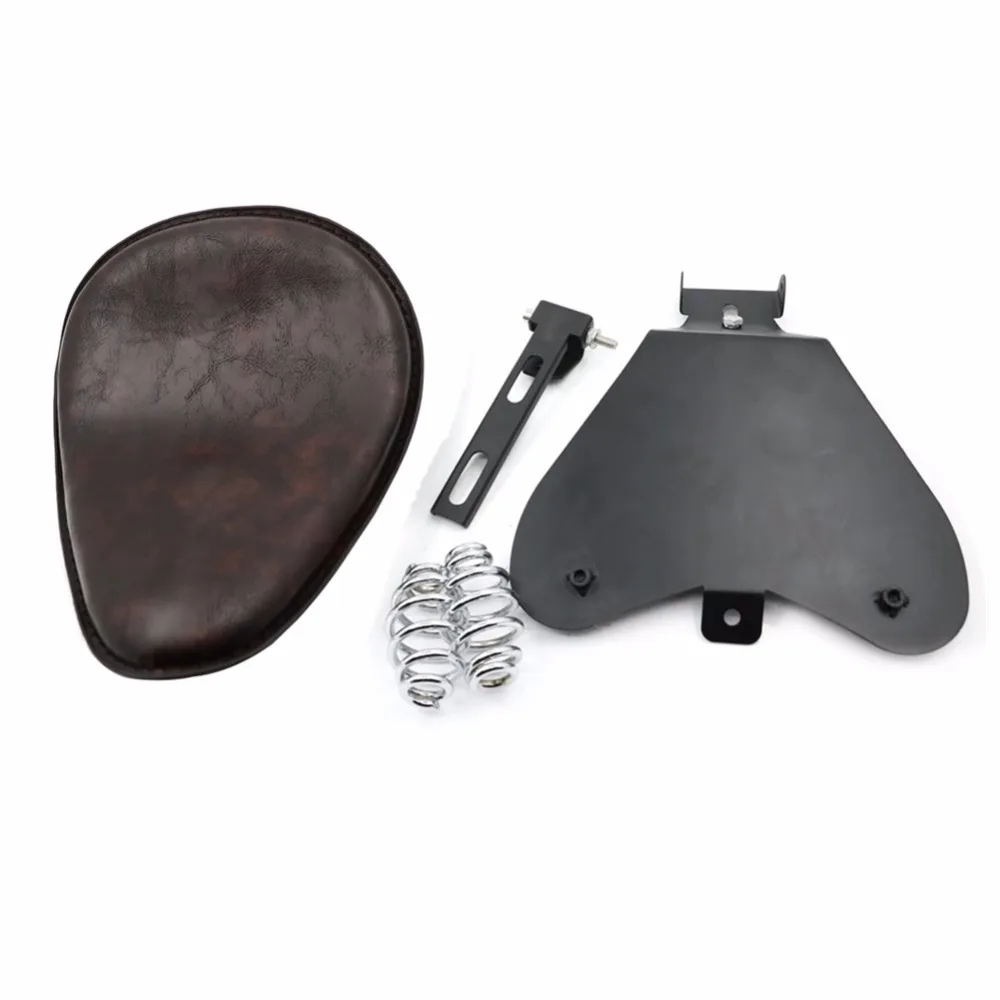 

Motorcycle Seat Roller Spring Kit Bracket Base Leather Solo Cushion Set For Harley Sportster 883 1200 XL 2004-2006 2010-2015