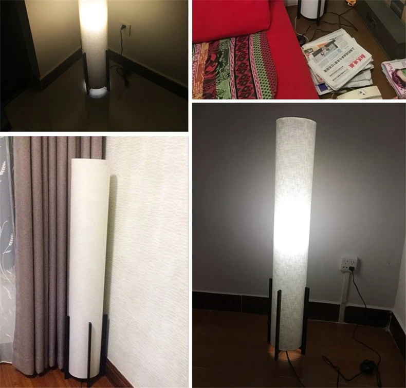 Современный минималистичный светодиодный напольный светильник для гостиной, кабинета, спальни, прикроватная лампа, железный художественный тканевый светильник, индивидуальный светильник