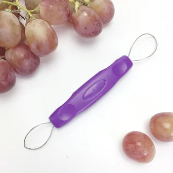 

Convenient Grape Peelers with 2 Stainless Steel Rings Fruit Peeler Eco Friendly Kitchen Tools Accessories W8799