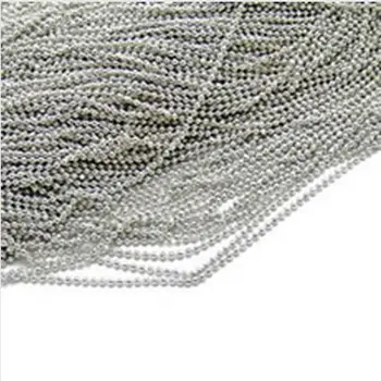 

1.2MM metal ball chain silver colored ball chain excellent quality 5 meters / lot free shipping