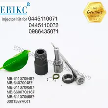 ERIKC 0445110071 инжектор топлива Ремонтные комплекты форсунки DSLA156P736 клапан F00VC01001 для Mercedes впрыска 0445110072 0986435071