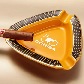 

COHIBA Cigar ashtray ceramic Car cigar ashtray Decorative ashtrays Cigar Accessories Office decorations