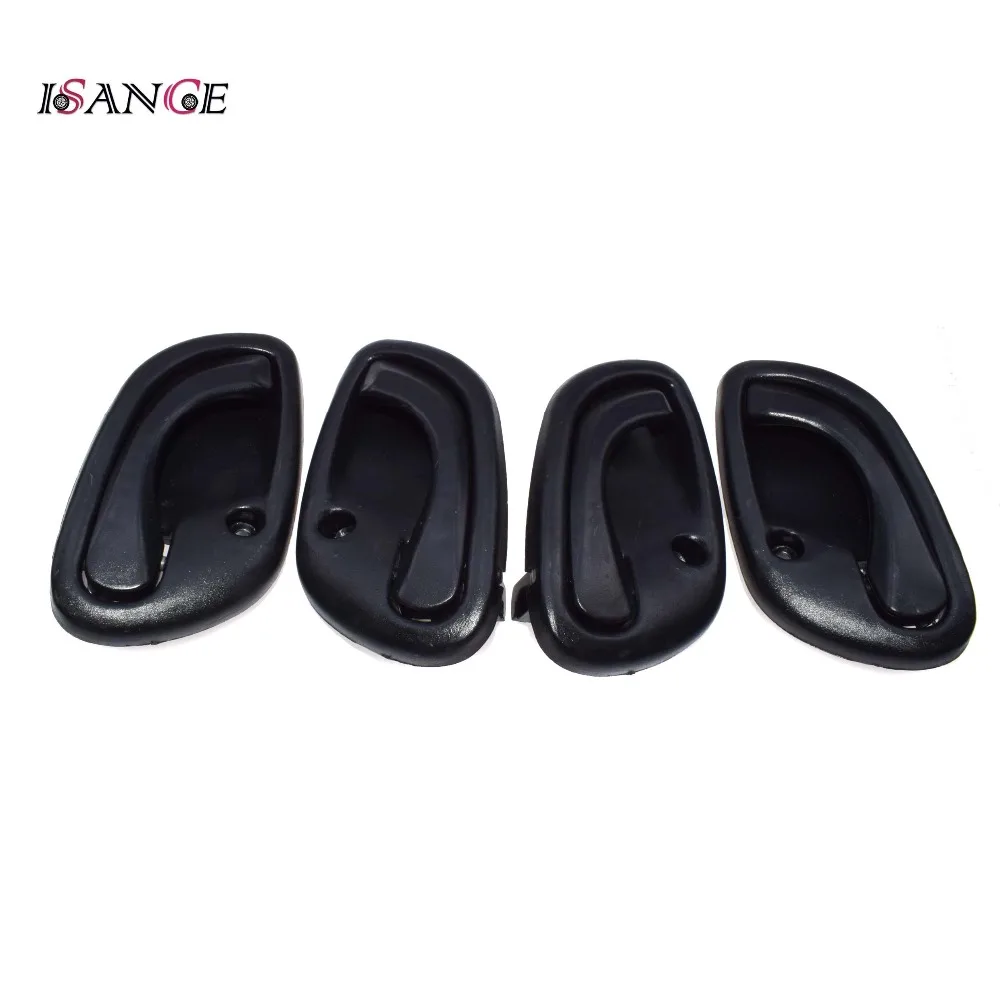 

ISANCE Door Handle Inside Interior Front Rear Right Left SET Black For SUZUKI GRAND VITARA 1998-2005 OEM# 8311060G01 8313060G01