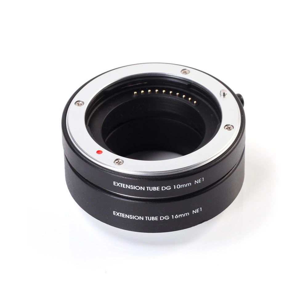 Enfoque Automático AF Macro tubo de extensión Set 10mm 16mm para Sony NEX-Montaje de Cámara Lente E