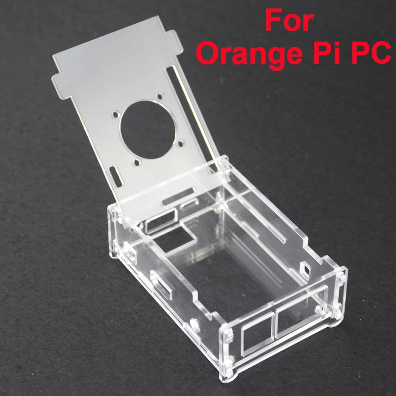 Прозрачный акриловый чехол для Orange Pi PC профессиональный корпуса совместим с