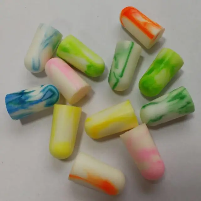 10 pcs Protector Headphone Foam Soft Ear Plugs Noise Reduction Caps Sleeping Study Travel Avoid |