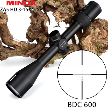 

MINOX ZA 5 HD 3-15x42 SF BDC 600 Reticle Hunting RifleScopes Side Parallax Adjustment Long Eye Relief Tactical Scope Optical