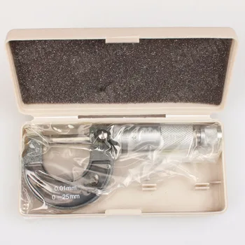 

New Brand 1pc Best 0-25mm 0.01mm Gauge Digital Outside Metric Micrometer Tool With Metal For Mechanist Caliper Tool Brand New
