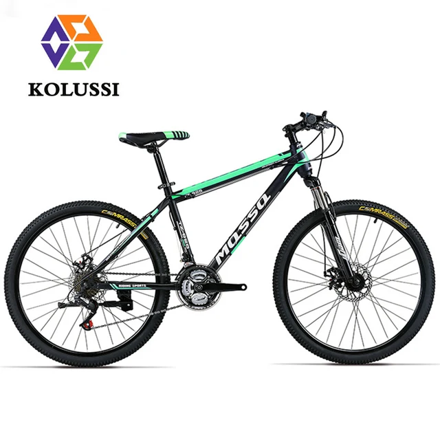 Cheap KOLUSSI 18 Speed Male Bicicleta Mountain Bike MTB Bicycle Double Disc 26 Inch Bisiklet Vtt Velo Bicicletta Biciclette Fiets
