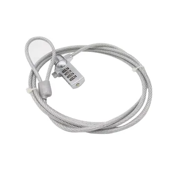 

Lock 4 Digital Computer Thumb Roll Lock Security Password Anti-theft Chain For Laptop Notebook PC