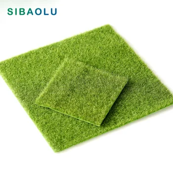 

Artificial Green Grass 30cm Square Shape Simulation Plant Model home miniature fairy garden decoration accessories toys