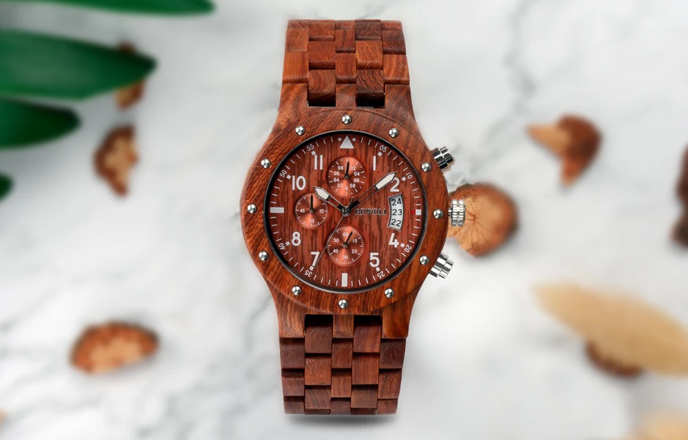 BEWELL WOODEN WATCH