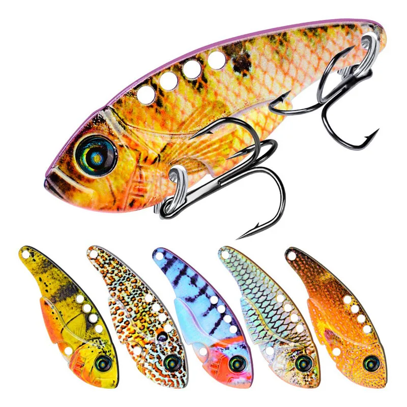 

1pcs / lot metal VIB bait 54mm/11g vivid Vibrating bait lure fishing bait artificial bass Hard bait Bait in the form of a cicada